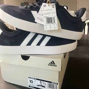 Adidas VL Court 3.0 Black and White Sneakers